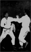 Kizami-zuki (chudan) executado pelo Prof. L. C. Pares no Campeonato Brasileiro de Karatê Master
