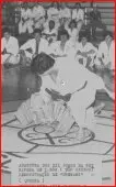 Gyaku-zuki (gedan) executado pelo Prof. L. C. Pares