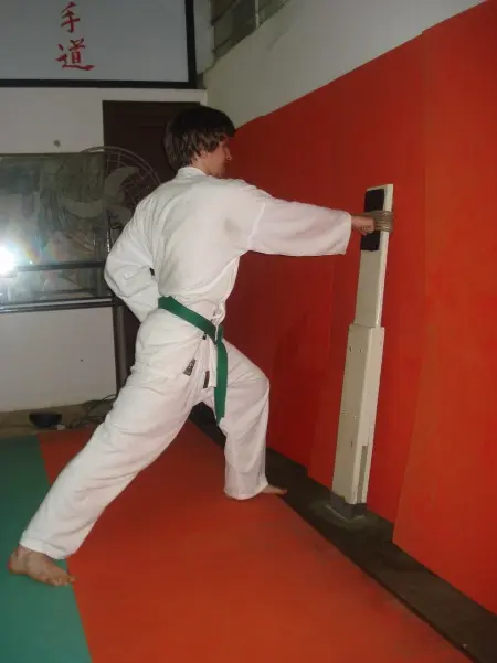 Prof. L. C. Pares quando aluno de karatê, foto 20