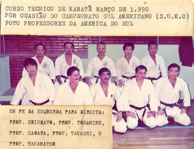 Curso técnico com professores da América do Sul, março de 1990