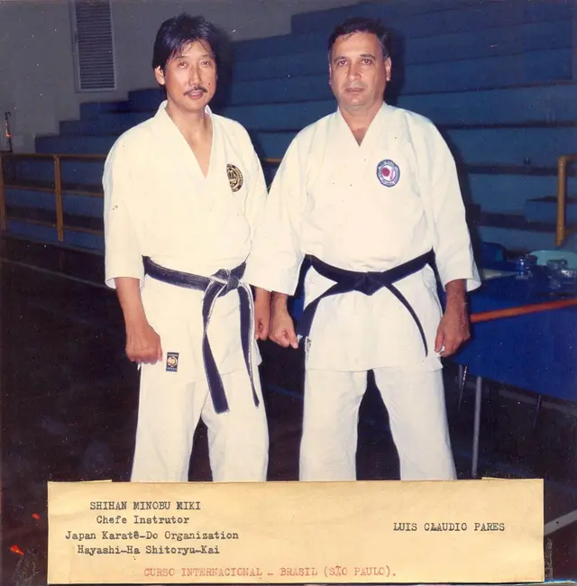 Curso internacional com Shihan M. Miki, chefe instrutor da Japan Karate-Do Organization