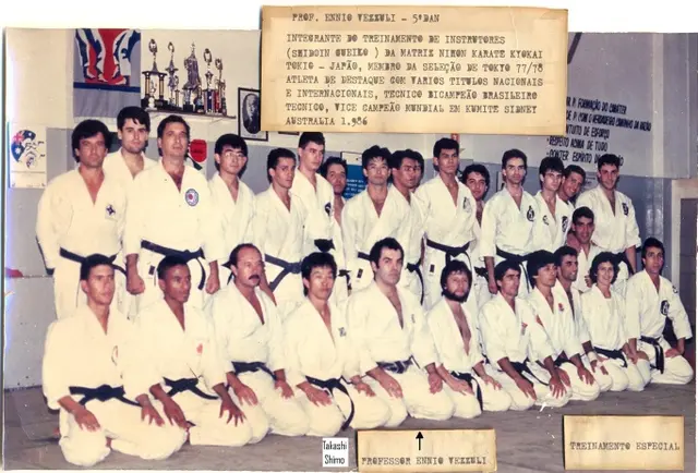 Prof. L. C. Pares quando aluno de karatê, foto 24