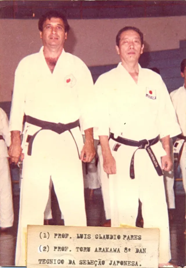 Prof. L. C. Pares quando aluno de karatê, foto 26