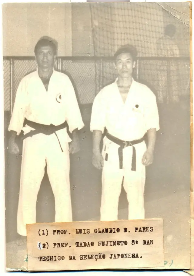 Prof. L. C. Pares quando aluno de karatê, foto 27