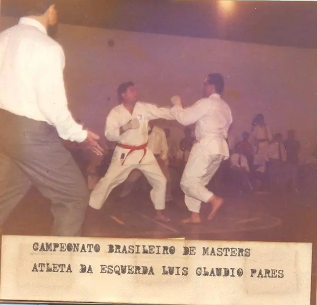 Campeonato Brasileiro de Master 1991, atleta da esquerda Luis Claudio Pares