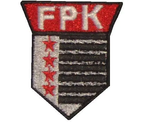 Emblema oficial da F.P.K., de uso exclusivo de atletas da seleção paulista de karatê