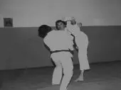 Yoko-geri (jodan) executado pelo Prof. L. C. Pares