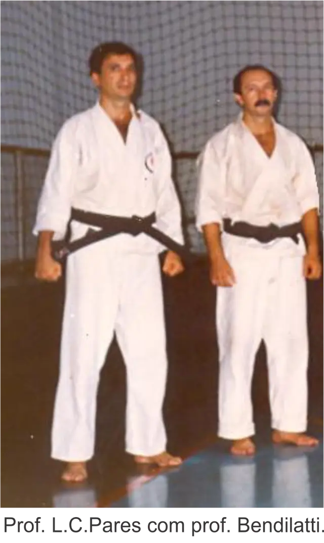 Prof. L. C. Pares com o professor R. Bendilatti